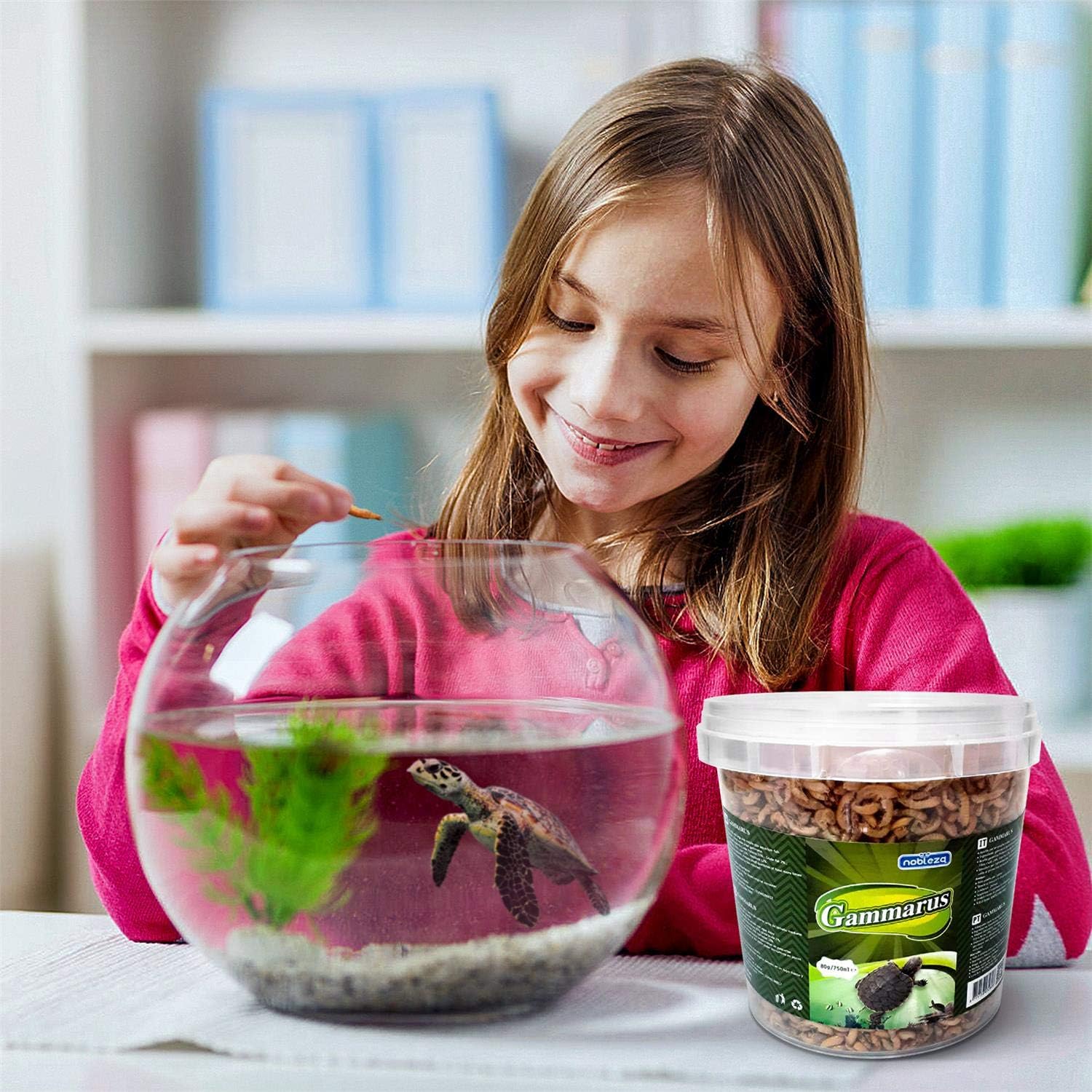 Thumbnail 5 de Nobleza Nobleza Crevettes Tortue – nourriture pour tortue d’eau aux crevettes, 80 g / 750 ml