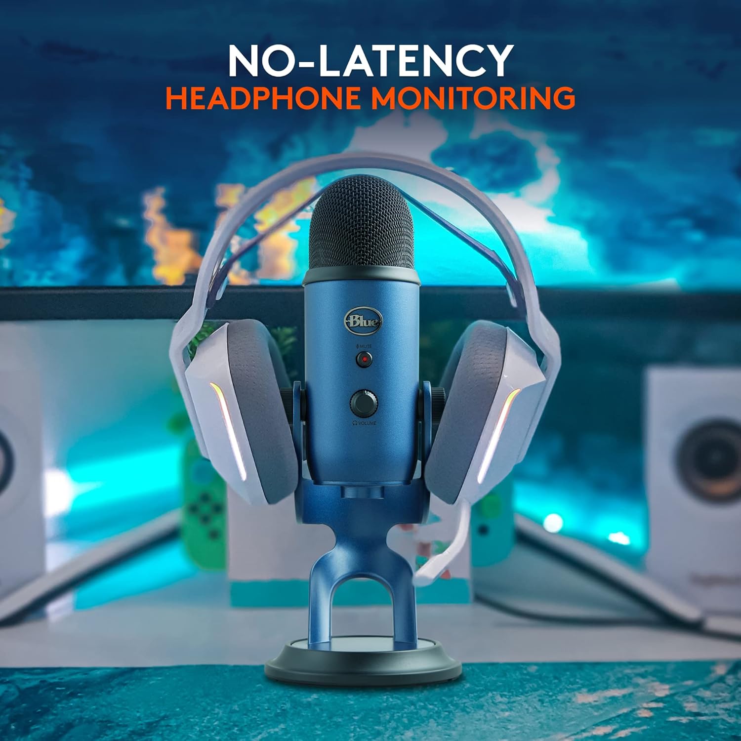Detalle de Blue Yeti: Microfono USB a condensatore per registrazione, streaming e podcasting