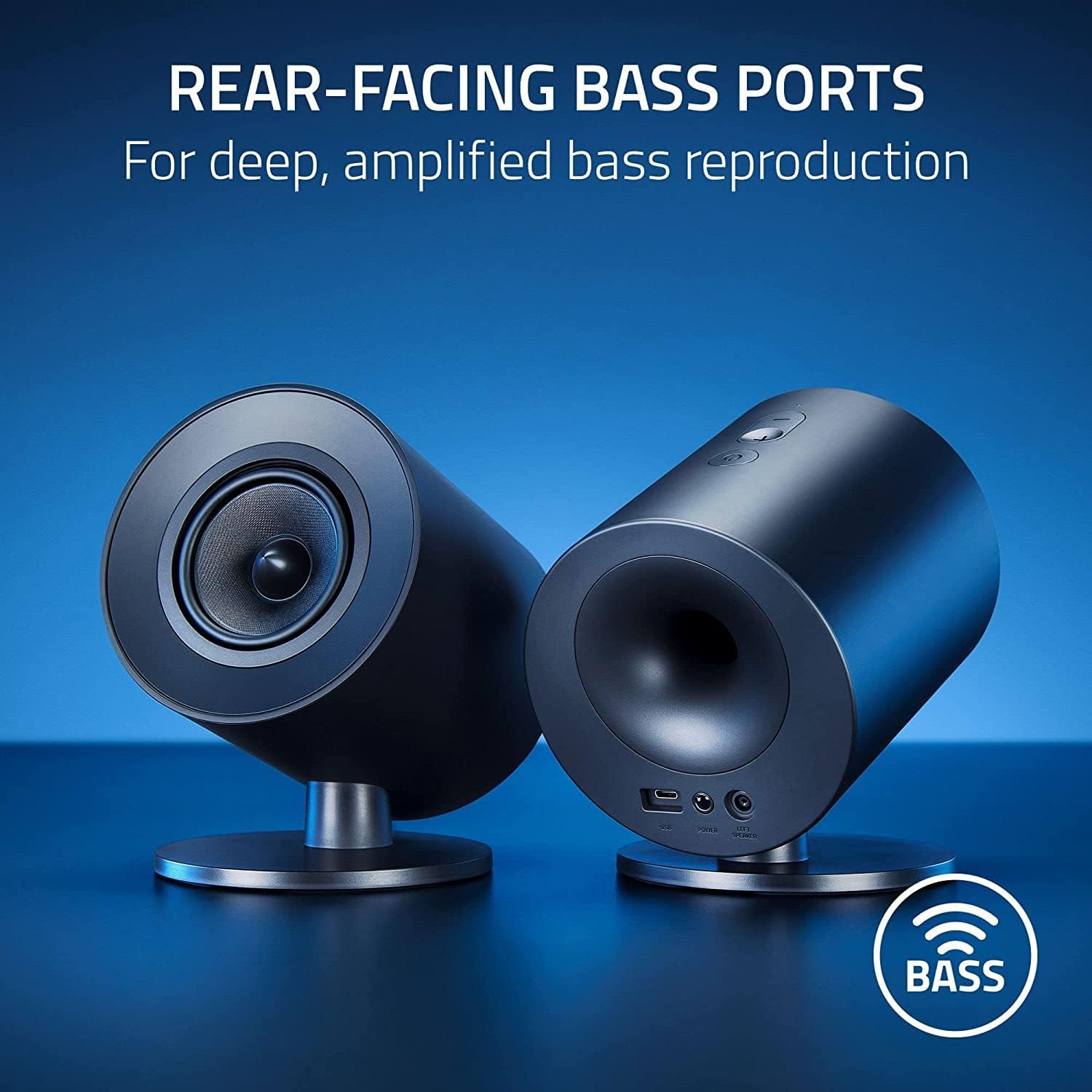 Thumbnail 5 de Razer Nommo V2 X Full-Range 2.0 PC Gaming Speakers (2 x 3” drivers, THX Spatial Audio) - Black