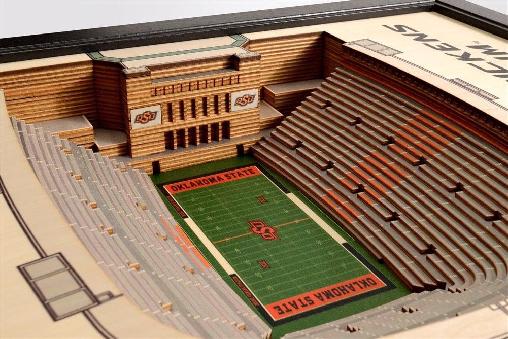 Detalle de YouTheFan NCAA 25-Layer StadiumView Wall Art (25.5 x 19.5 in)