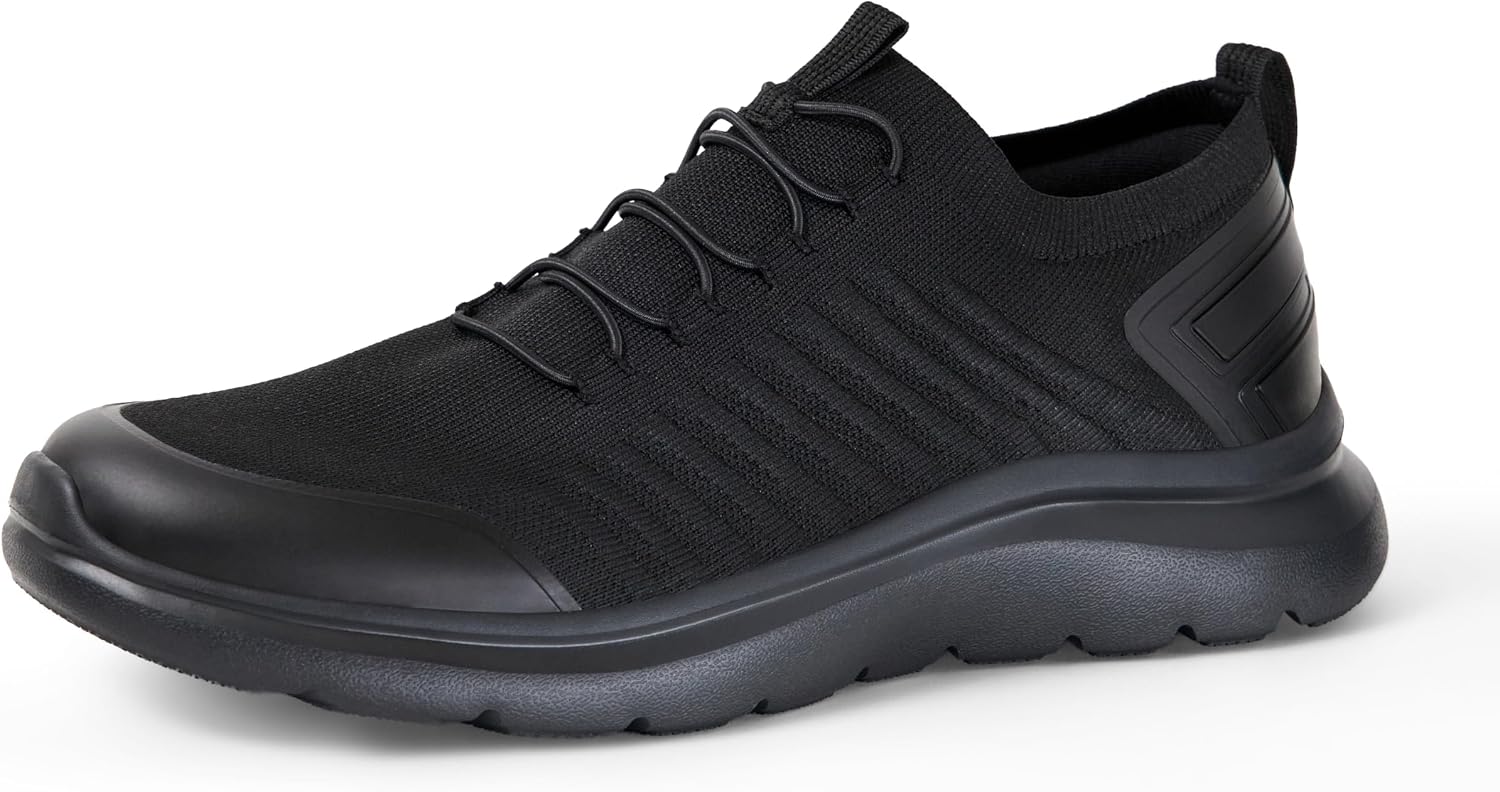 Detalle de Amazon Essentials Herren Leichte Strick-Laufschuhe – bequeme Alltags-Sport-Schuhe mit Memory-Schaum