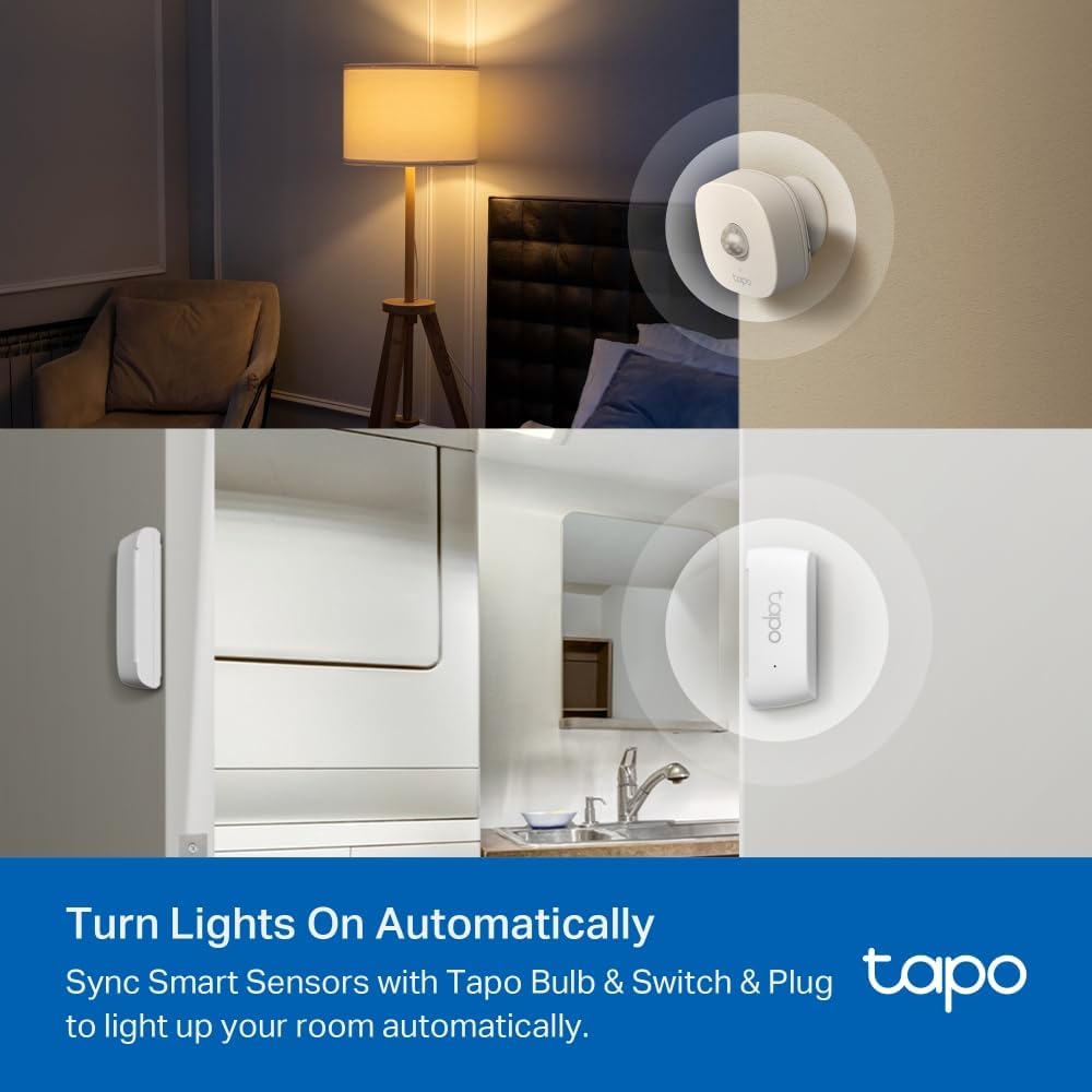Detalle 2 de Tapo T30 Kit Smart Sensor Bundle with Hub and Alarm (T100 Motion Sensor, 2×T110 Door Sensors, H100 HubAlarm)