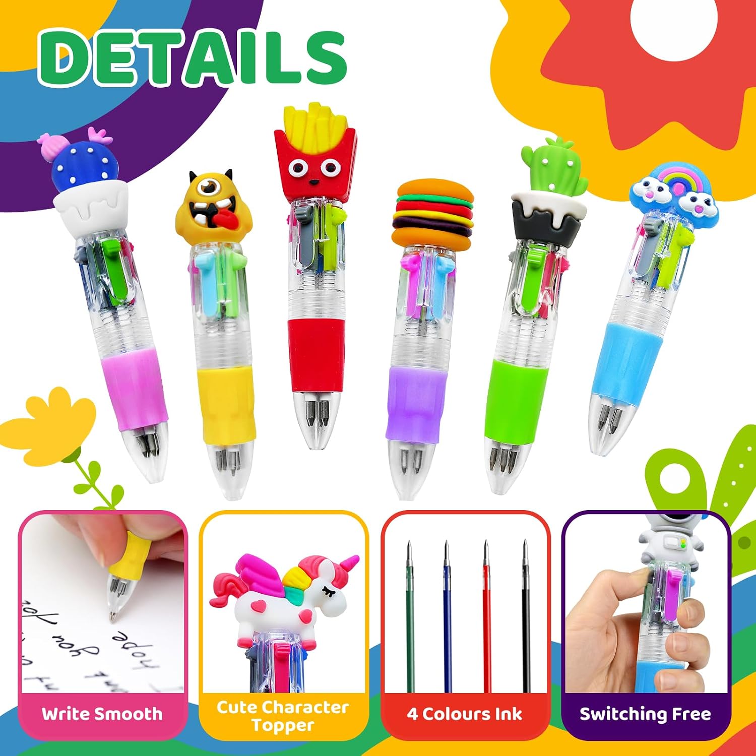 Detalle 2 de KIDRENFUN Party Bag Fillers 24 mini pens