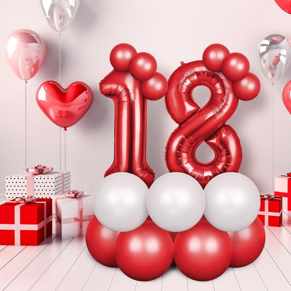 Thumbnail 4 de OFFCUP Chiffre 3 Rouge 101 cm 🎈