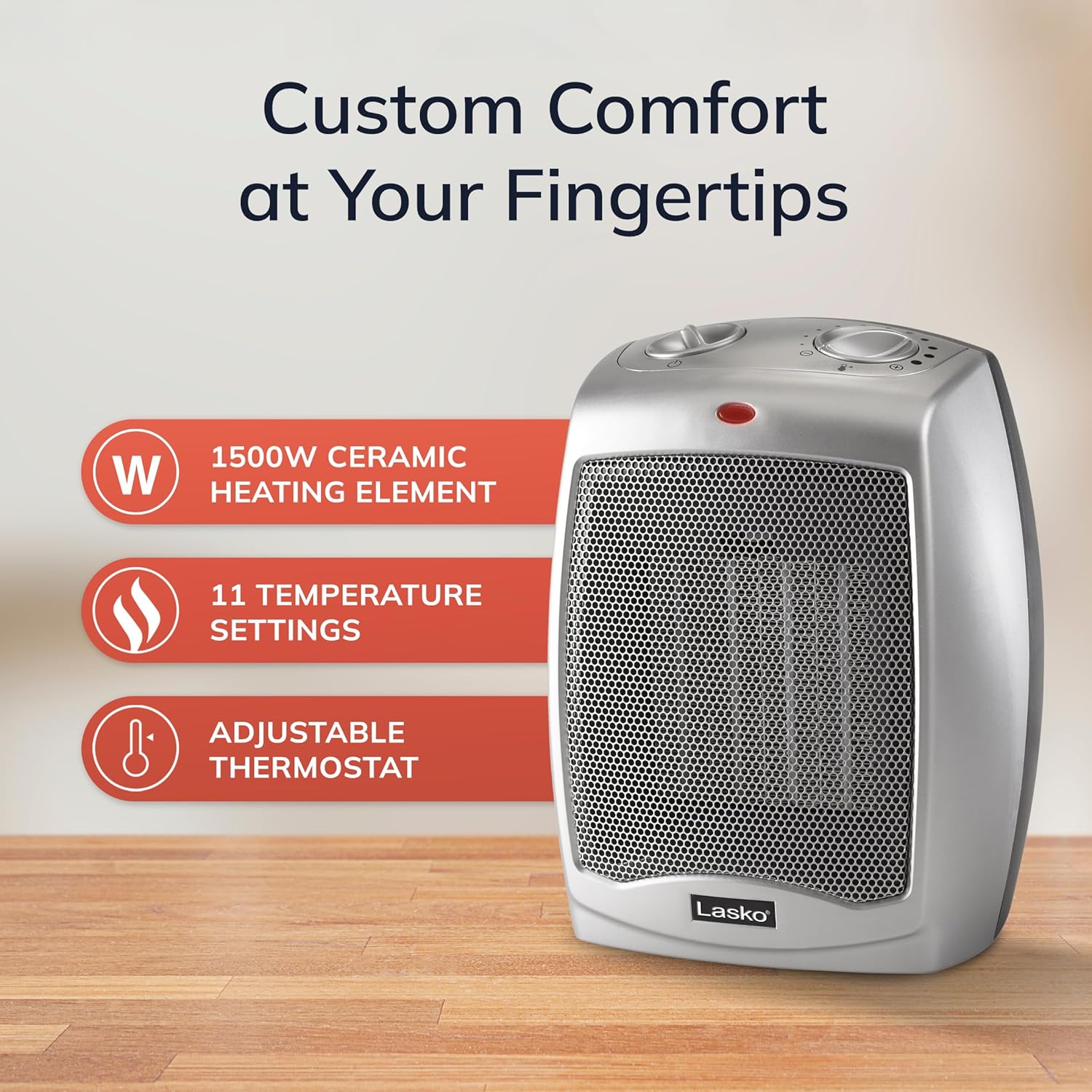 Thumbnail 5 de Lasko 754200 Ceramic Heater with Thermostat
