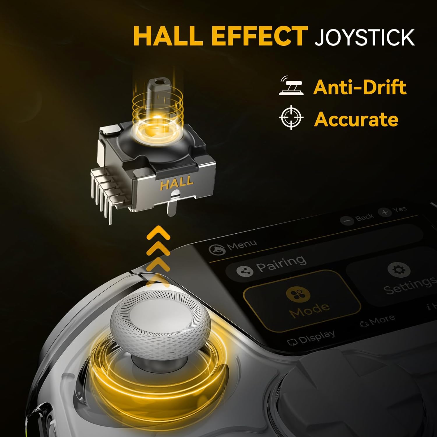 Thumbnail 1 de ManbaOne Interactive Screen Wireless Gaming Controller — multi‑platform versatility with Hall Effect sticks and smart features