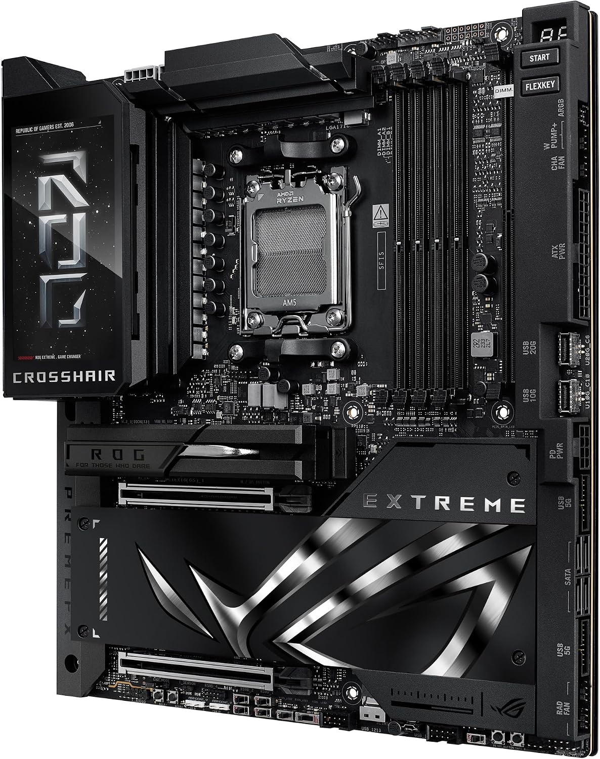 Thumbnail 6 de ASUS ROG Crosshair X870E Extreme Gaming Motherboard (AM5, E-ATX, 3x PCIe 5.0, 2x PCIe 4.0, DDR5, WiFi 7)
