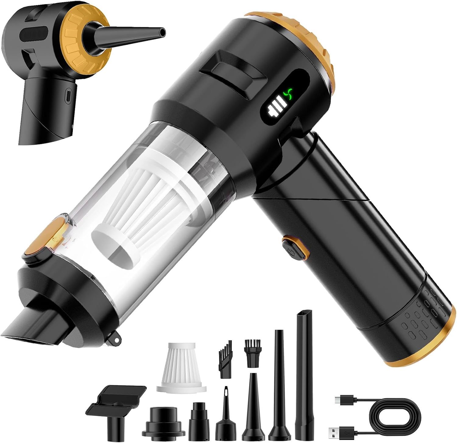 Thumbnail 6 de Wansimoo Handheld Car Vacuum 25000Pa