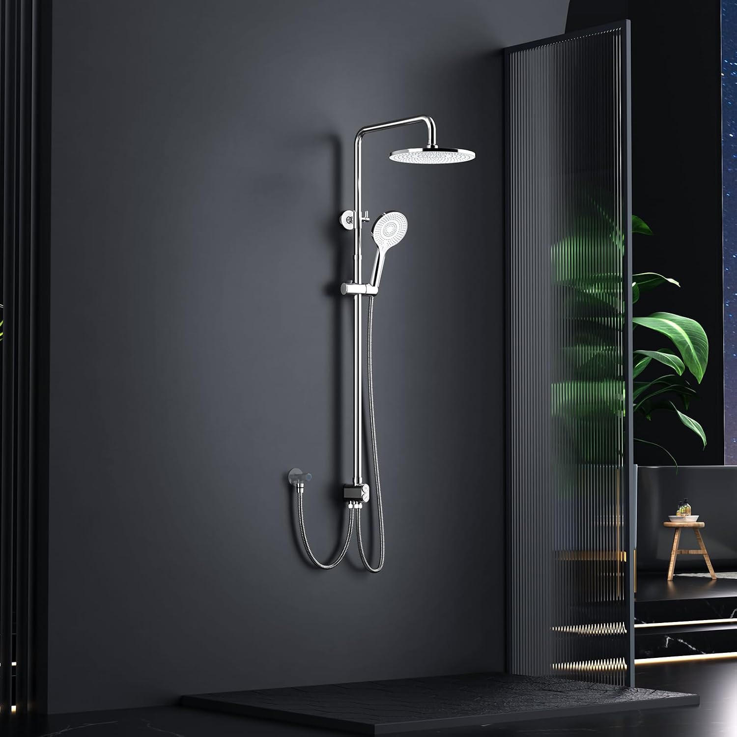 Thumbnail 6 de Rainsworth Regendusche 25 cm Chrome Duschset