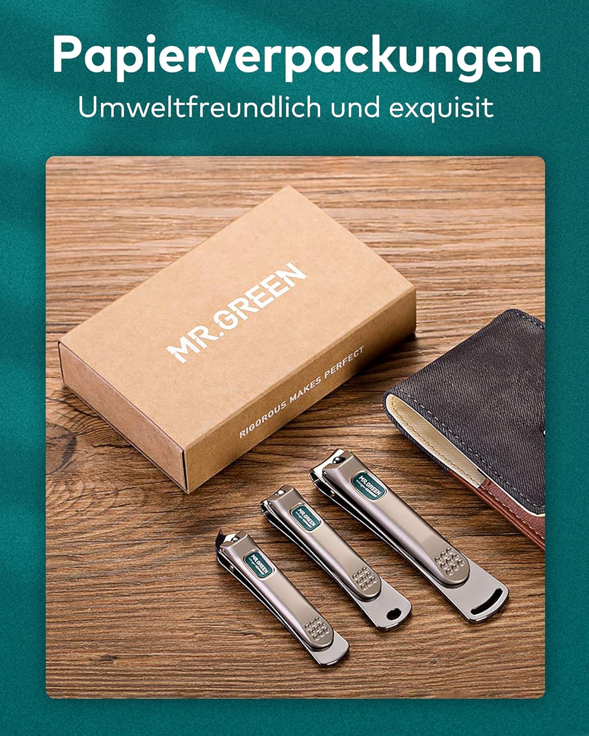 Thumbnail 5 de MR.GREEN Nagelknipser 3er Set für Reise und Alltag