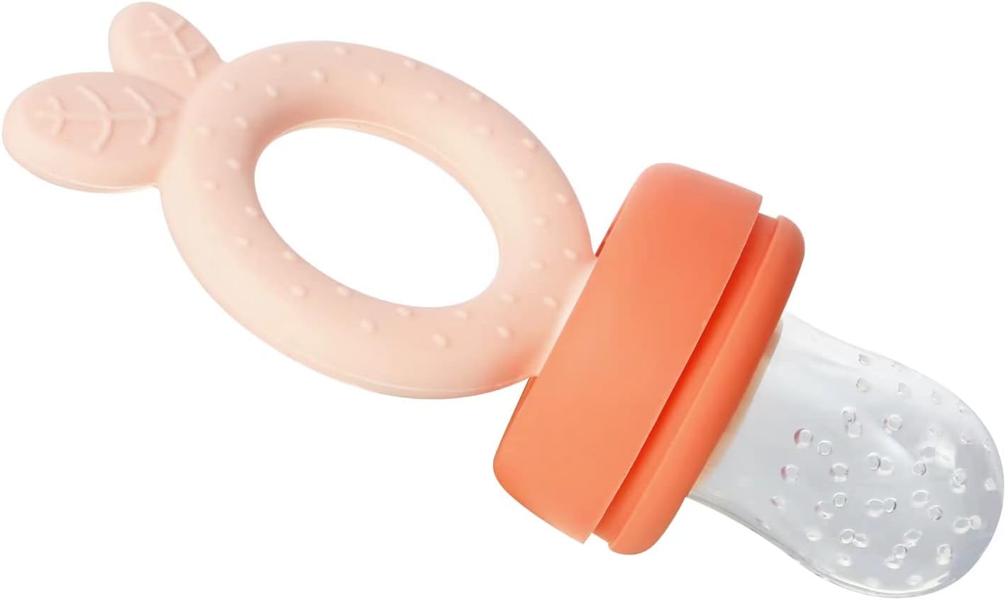 Detalle 2 de PandaEar siliconen fruitvoeder voor baby’s, 3 stuks met zakjes in 3 maten