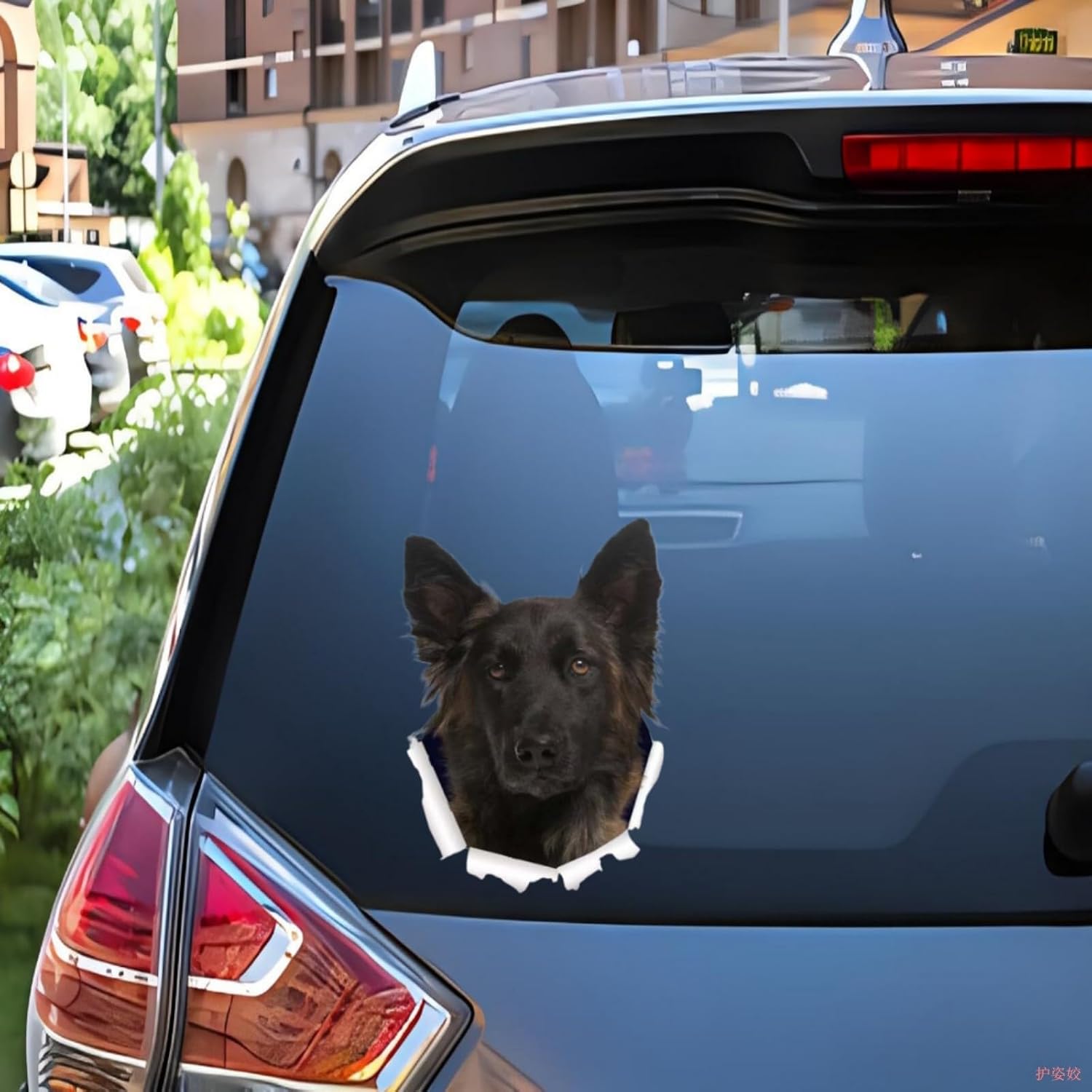 Detalle de Autoaufkleber Deutscher Schäferhund 22 cm – wasserdicht, selbstklebend, DIY-Dekor (D013)