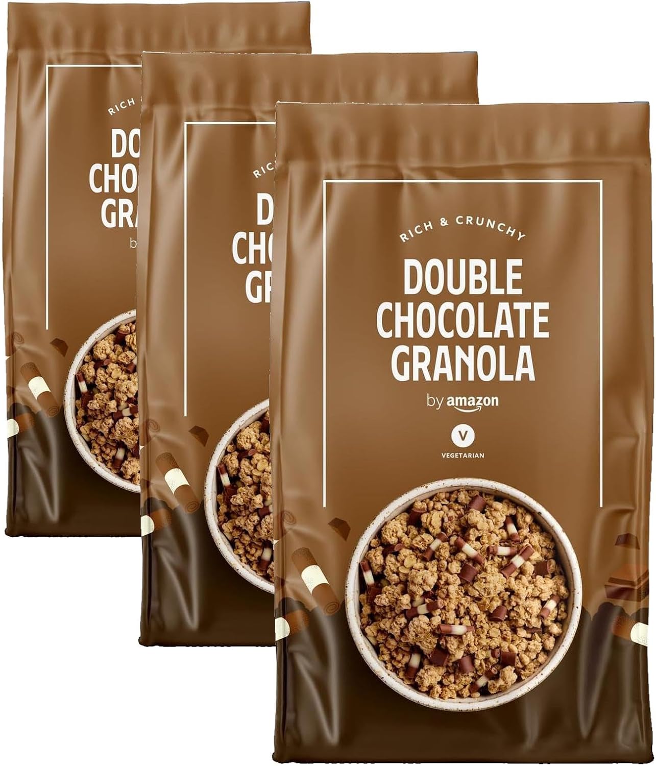 Thumbnail 6 de By Amazon Chocolate Granola 500 g – Bouchées d’avoine crounstillantes au chocolat