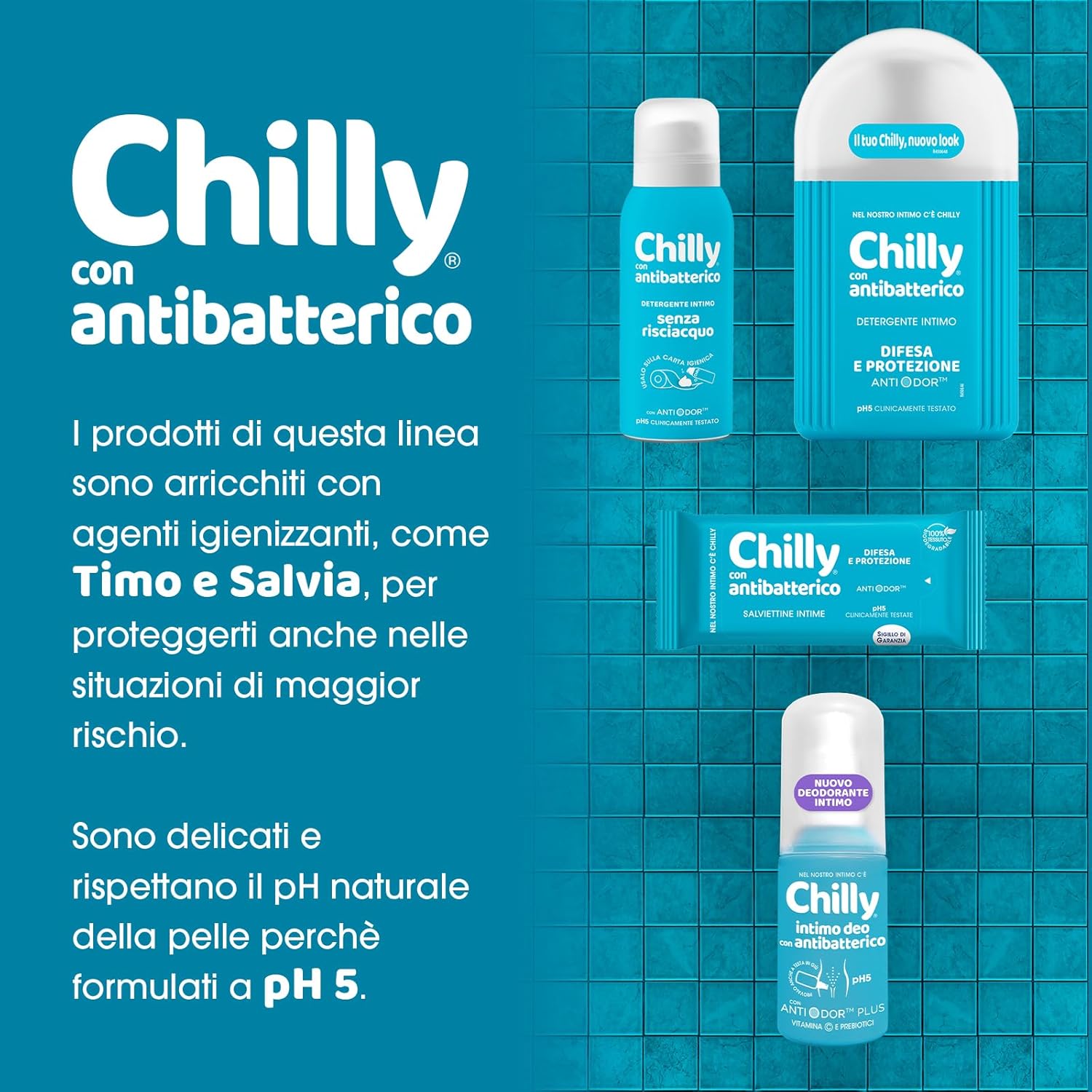 Thumbnail 1 de Chilly Detergente Antibatterico PH 5