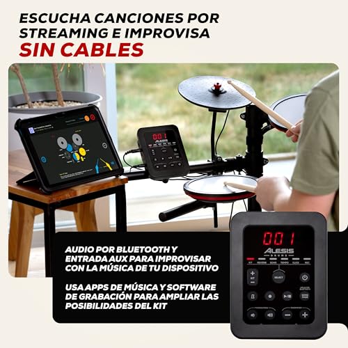 Thumbnail 7 de Alesis Turbo Max: batería electrónica todo en uno para empezar a tocar sin ruido