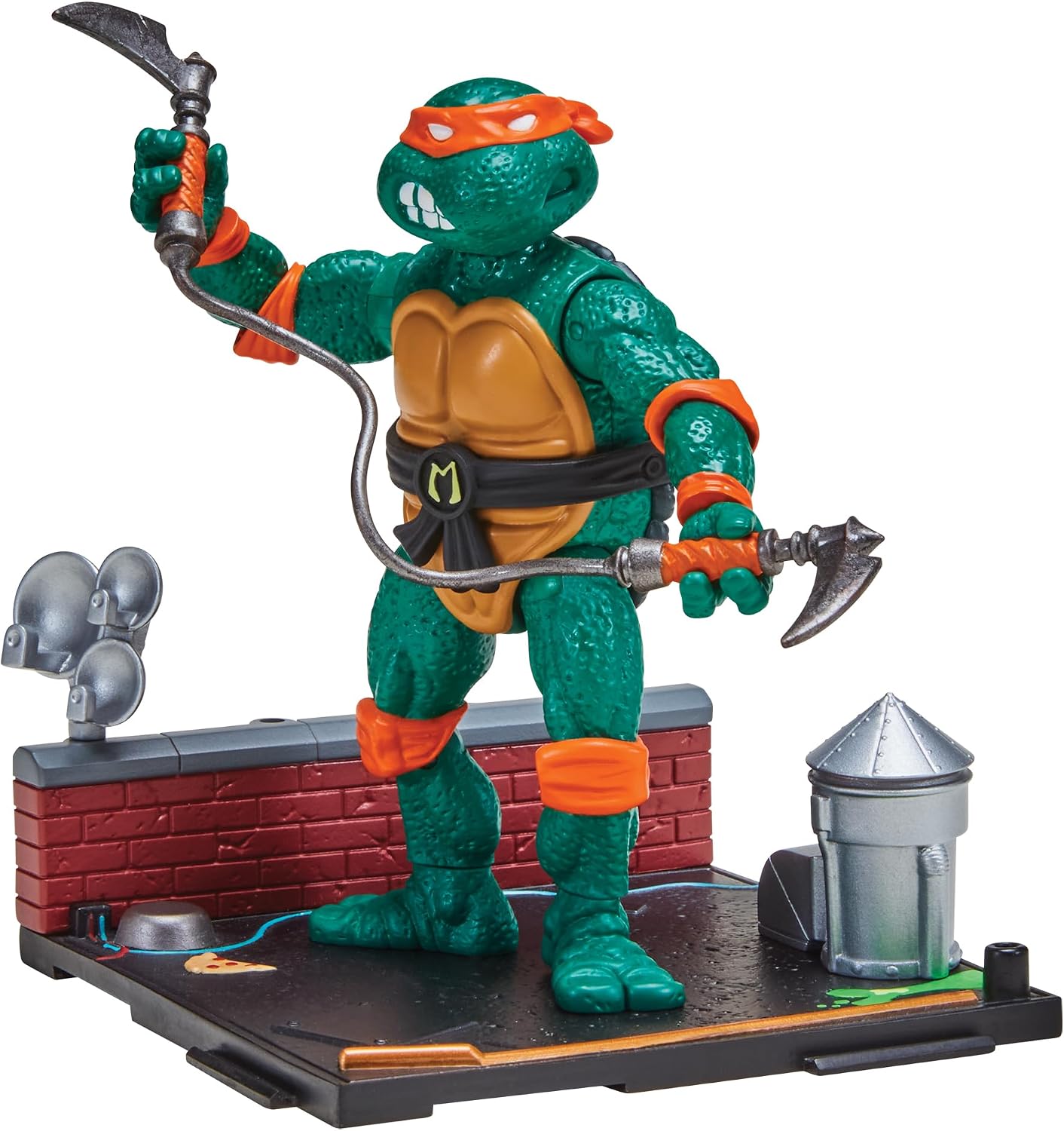 Detalle de TEENAGE MUTANT NINJA 81043 ミケランジェロ アクションフィギュア 1988年リマスター版