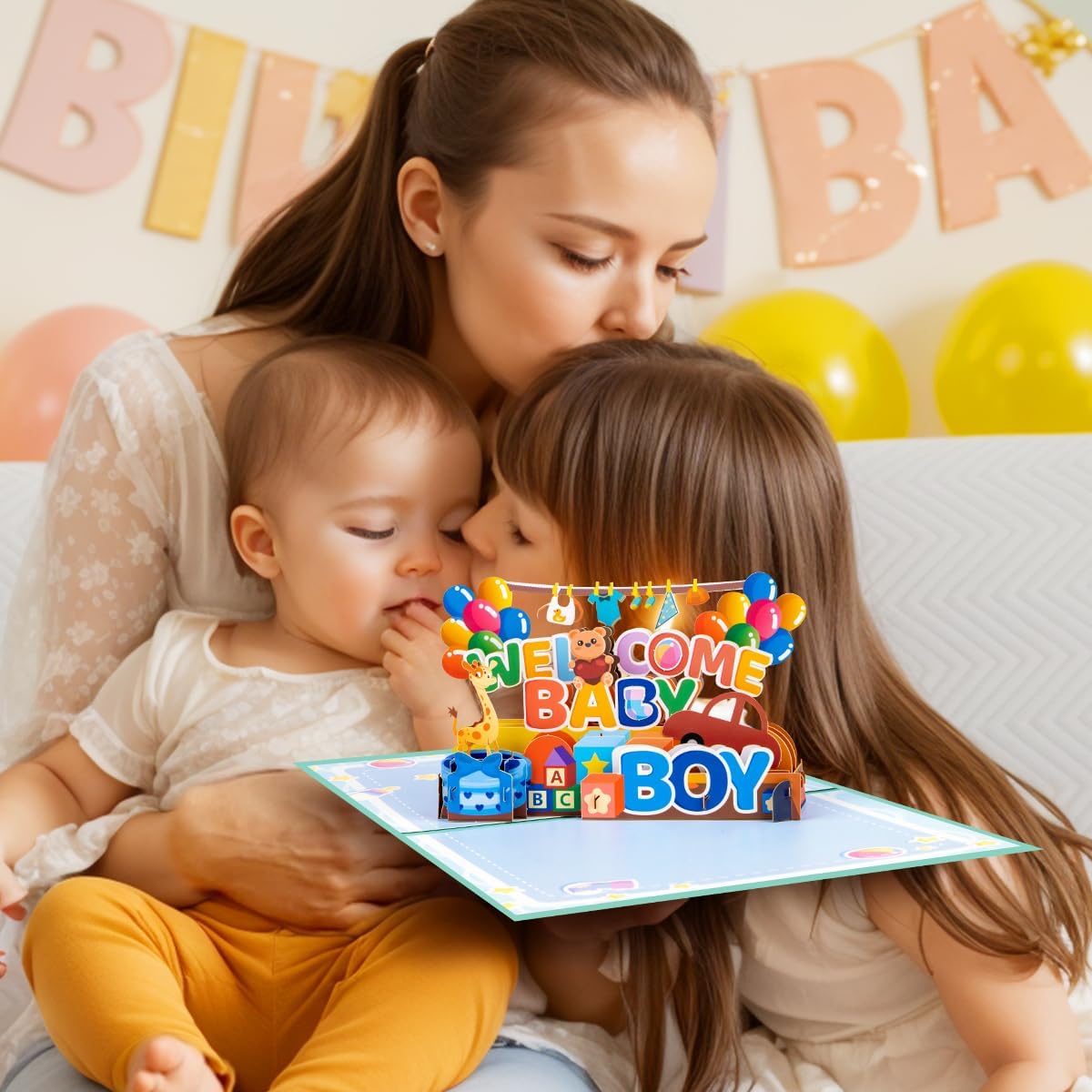 Detalle de CNLITIHEKA 3D Pop-Up Baby Card