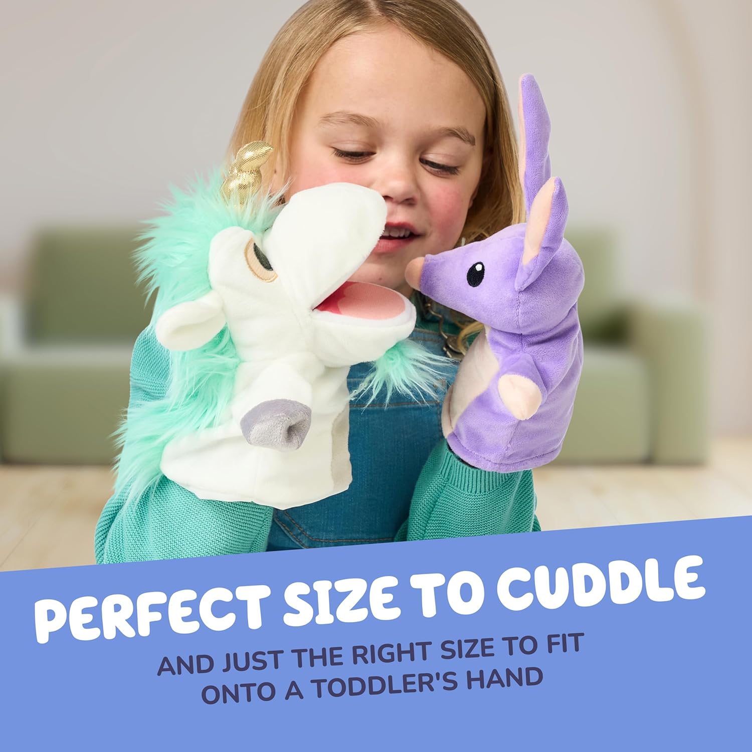 Thumbnail 3 de Bluey Unicorse & Bob Bilby Hand Puppets