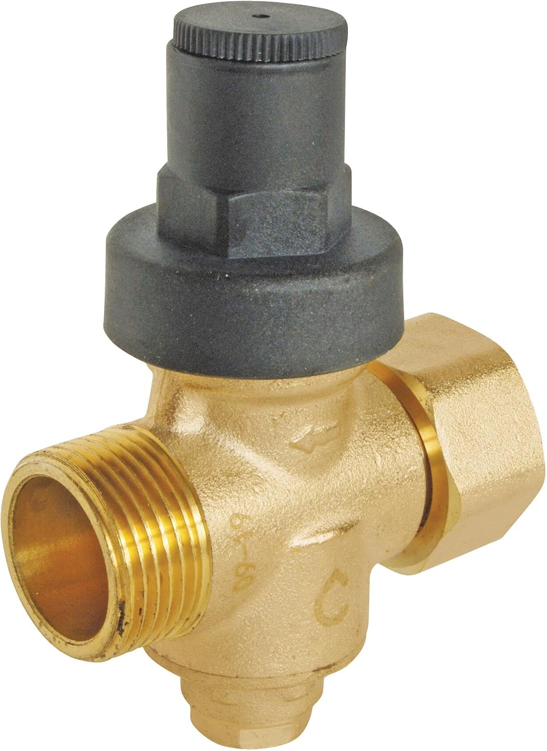 Thumbnail 1 de Réducteur de pression SOMATHERM FOR YOU à piston mâle 20/27 – PN16, réglage 1,5–6 bars, avec prise manomètre