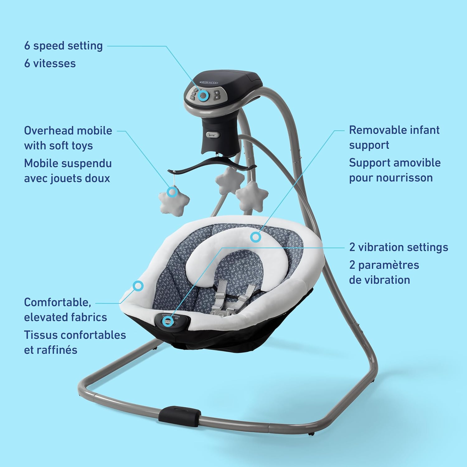 Detalle 2 de Graco Baby Swing Hutton