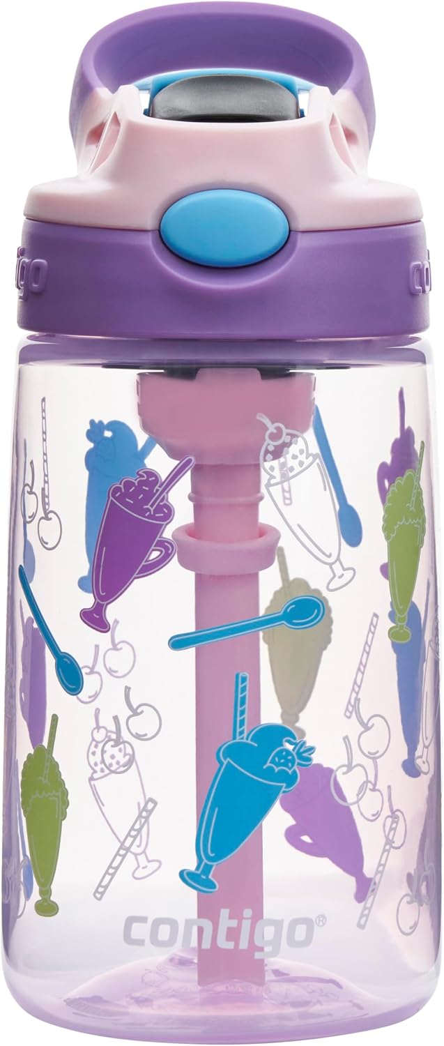 Detalle 2 de Contigo Borraccia per bambini Easy Clean Autospout 420 ml – BPA-Free, 100% a tenuta stagna