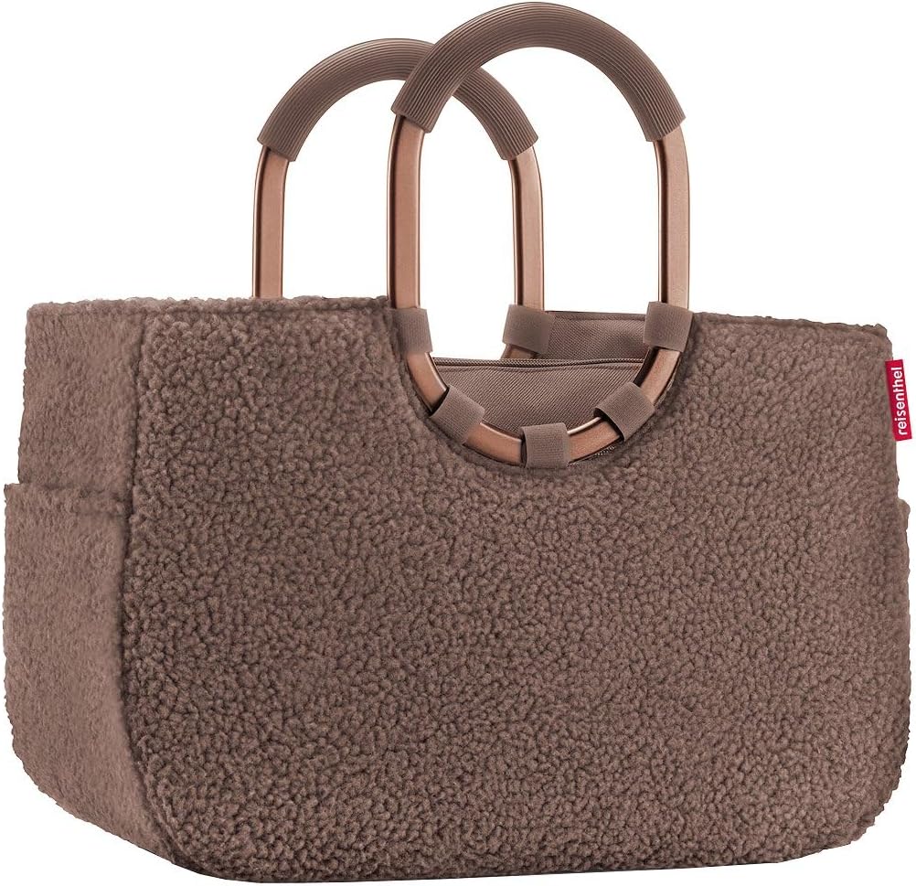 Detalle de reisenthel loopshopper M teddy leo cream – stabile Einkaufstasche aus recyceltem PET, mit viel Struktur