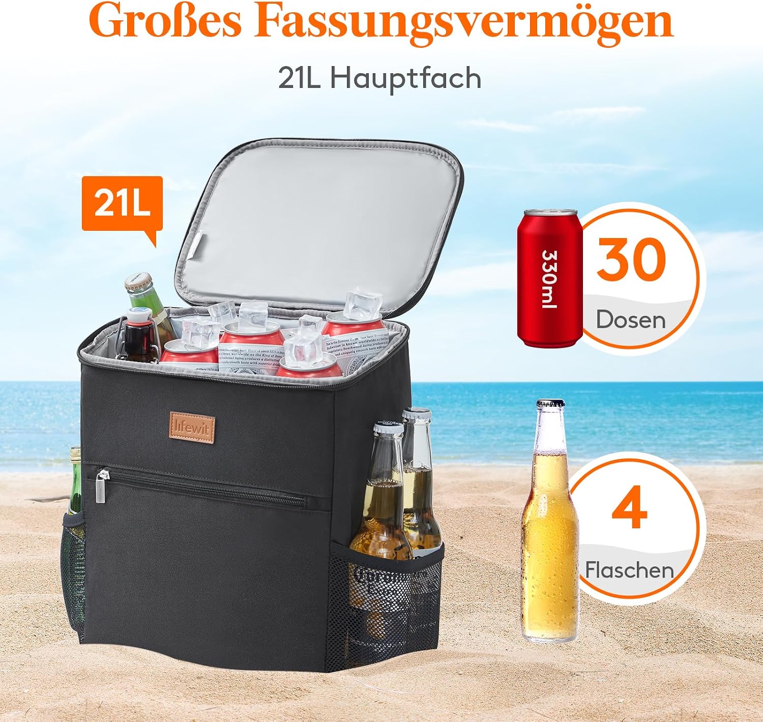 Thumbnail 1 de Lifewit Kühlrucksack 24 L