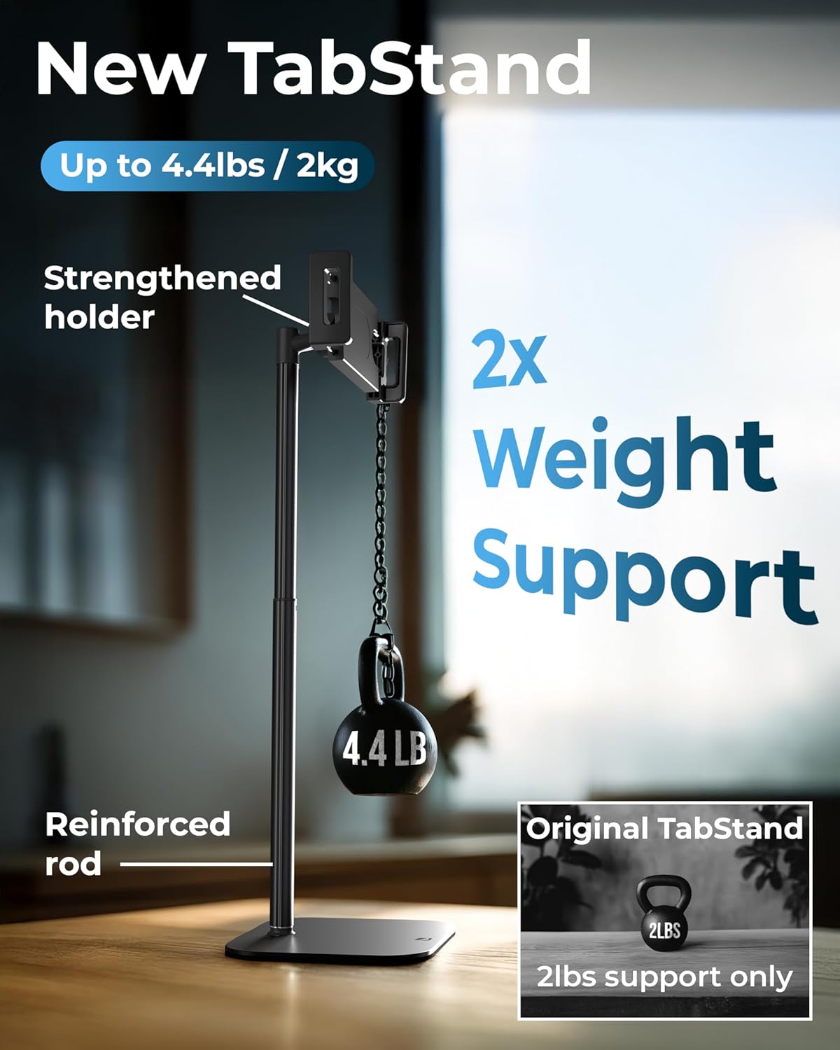 Thumbnail 2 de COOPER TabStand 20" Tall iPad stand for desk