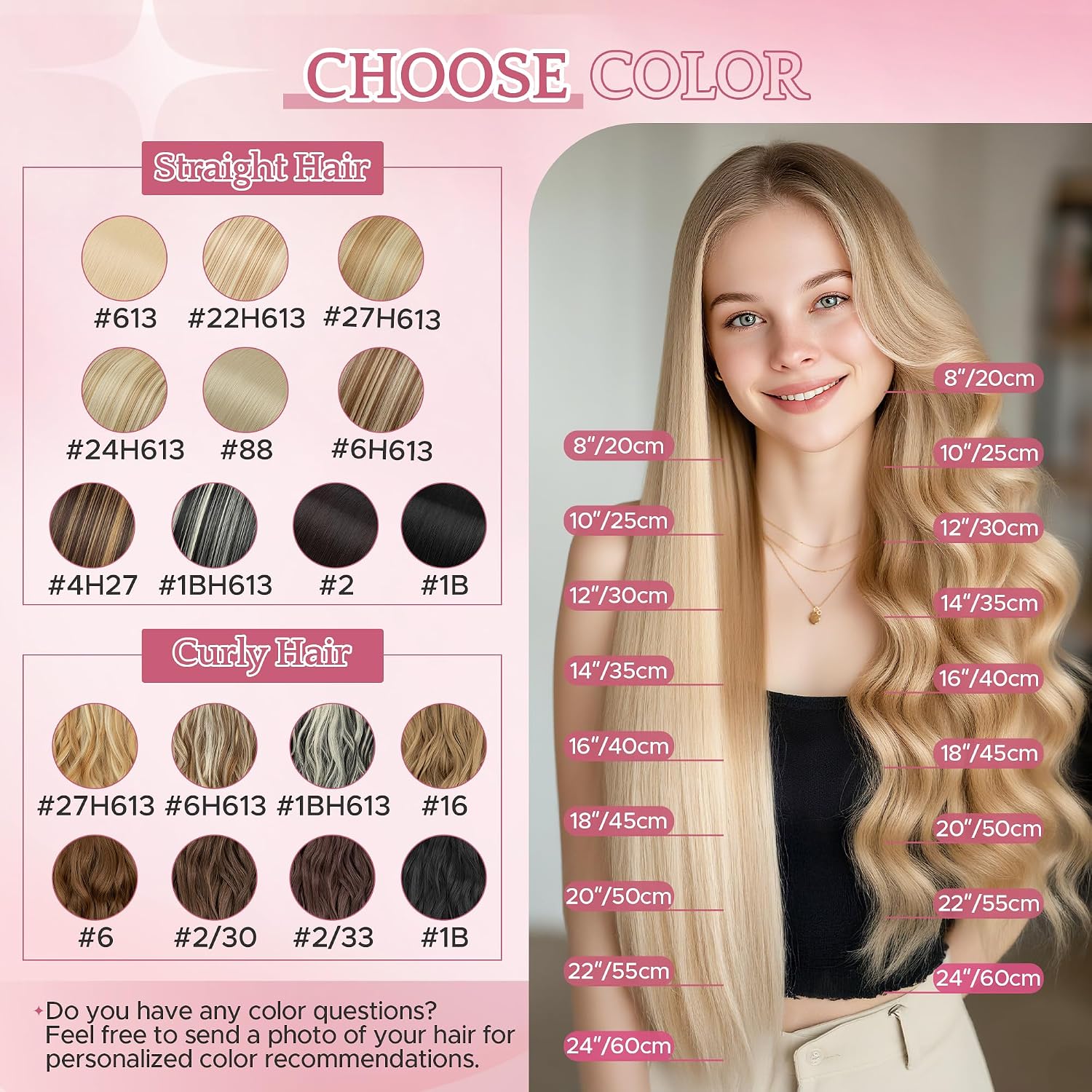 Thumbnail 5 de SEGO 55CM Extension à Clip Synthétique 150g – 6 Pièces pour Cheveux Bouclés, Noir Foncé