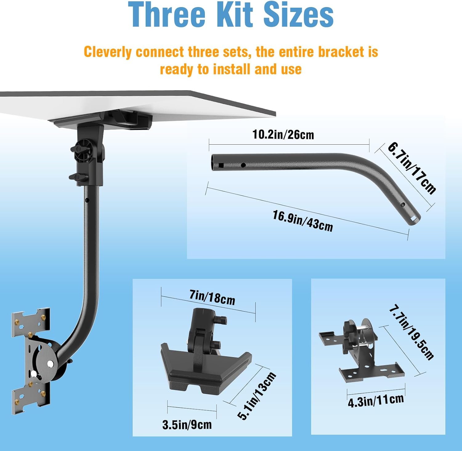 Thumbnail 3 de Anautin Starlink Gen 3 Mount 180° adjustable satellite mount 📡