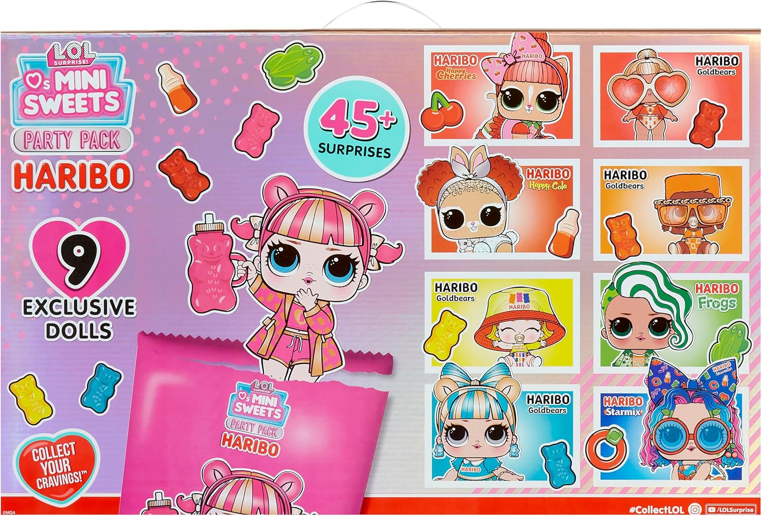 Thumbnail 6 de L.O.L. Surprise! Loves Mini Sweets X HARIBO Party Pack – zestaw 9 lalek
