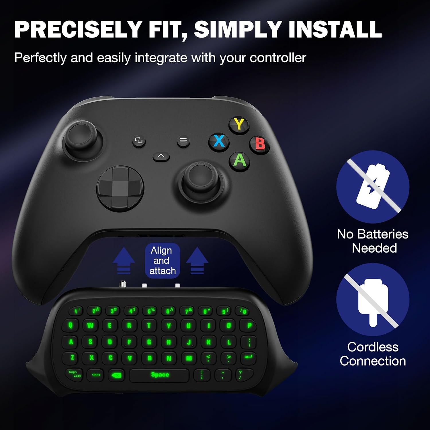 Thumbnail 3 de MoKo Xbox Mini Tastatur 2.4G 🌟
