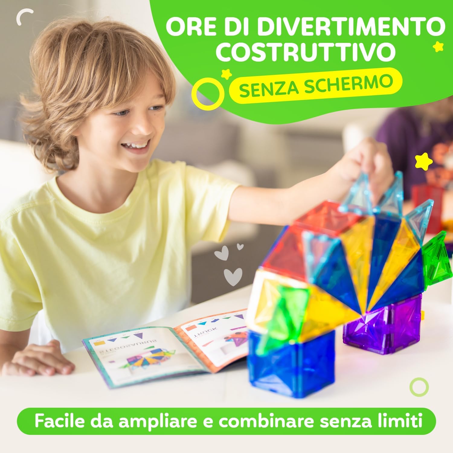 Thumbnail 3 de Magneo® Blocchi Magnetici 120 Pezzi gioco educativo