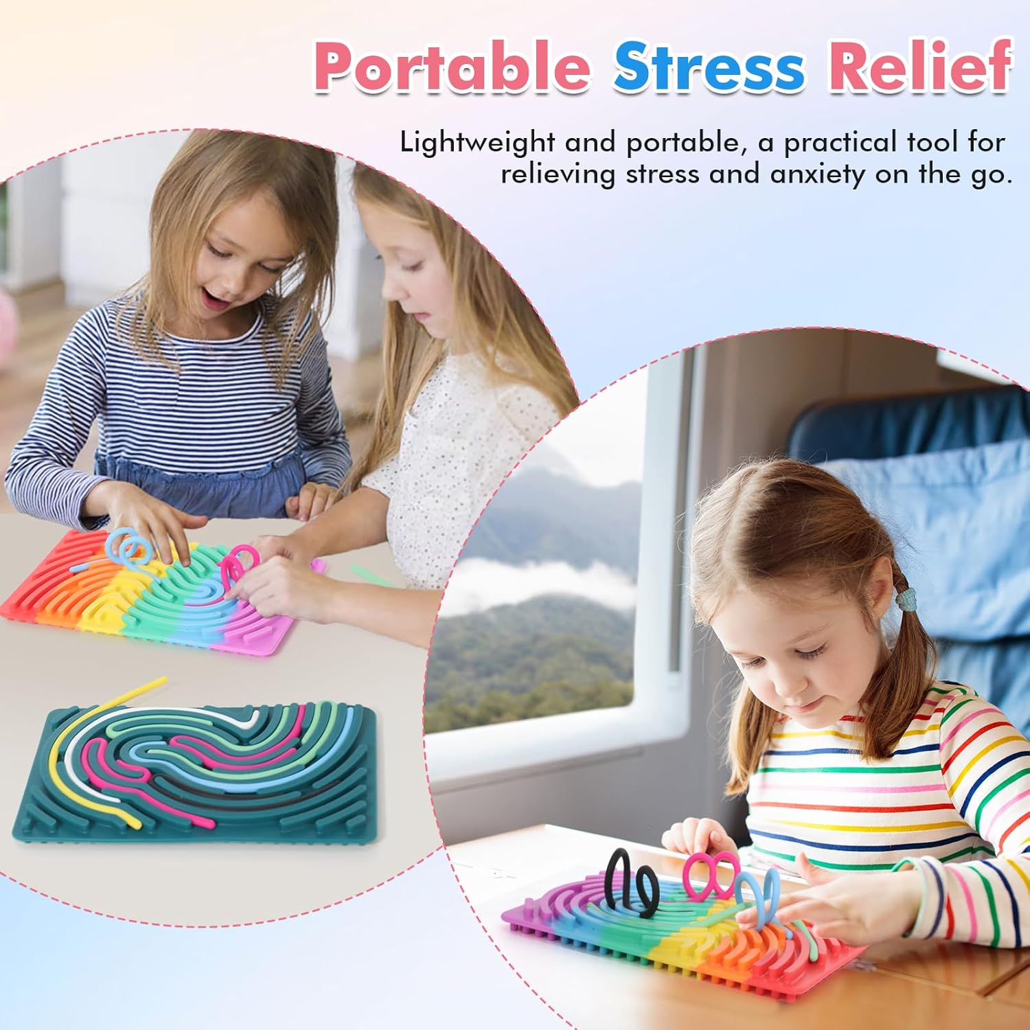 Detalle de XIAPIA Sensorik Activity Board aus Silikon 2-teilig