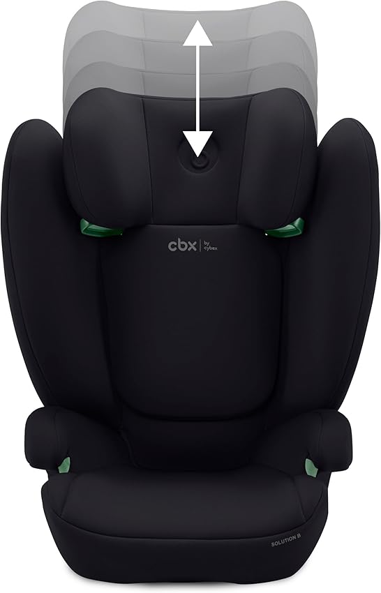Detalle de Cybex Solution B i‑fix Black-black PU1 silla grupo 2/3