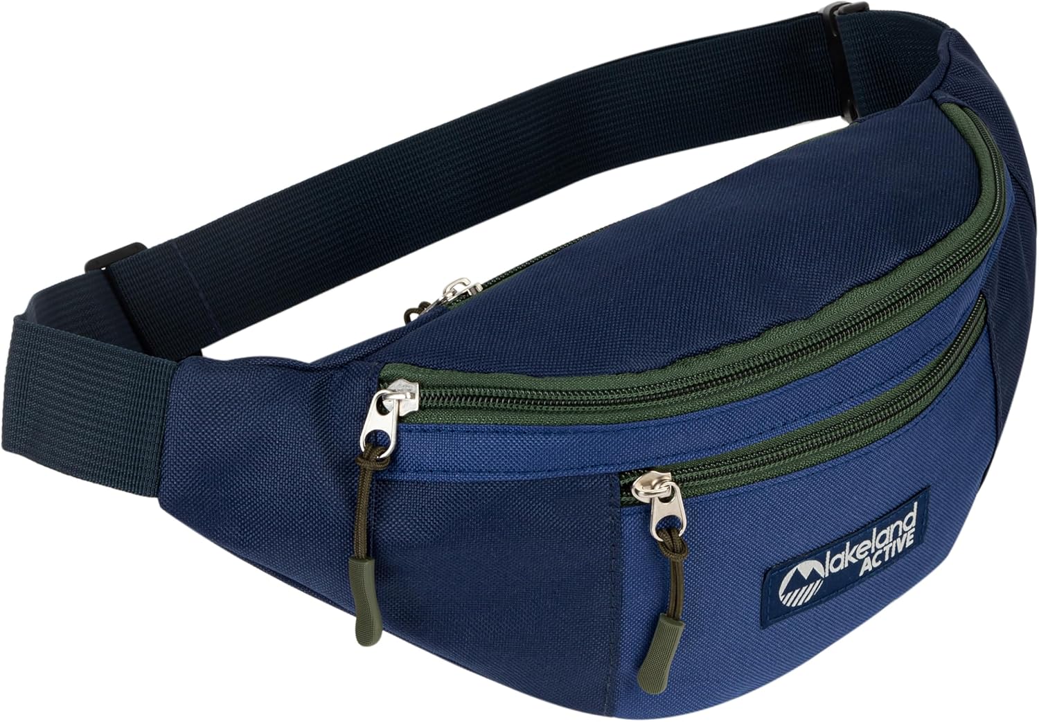 Detalle de Lakeland Active Mossband Lightweight Bum Bag - Navy/Blue/Green