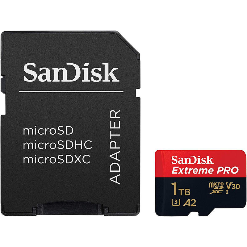Detalle 2 de SanDisk Extreme Pro MicroSDXC 1TB: rendimiento extremo para móvil, acción y drones