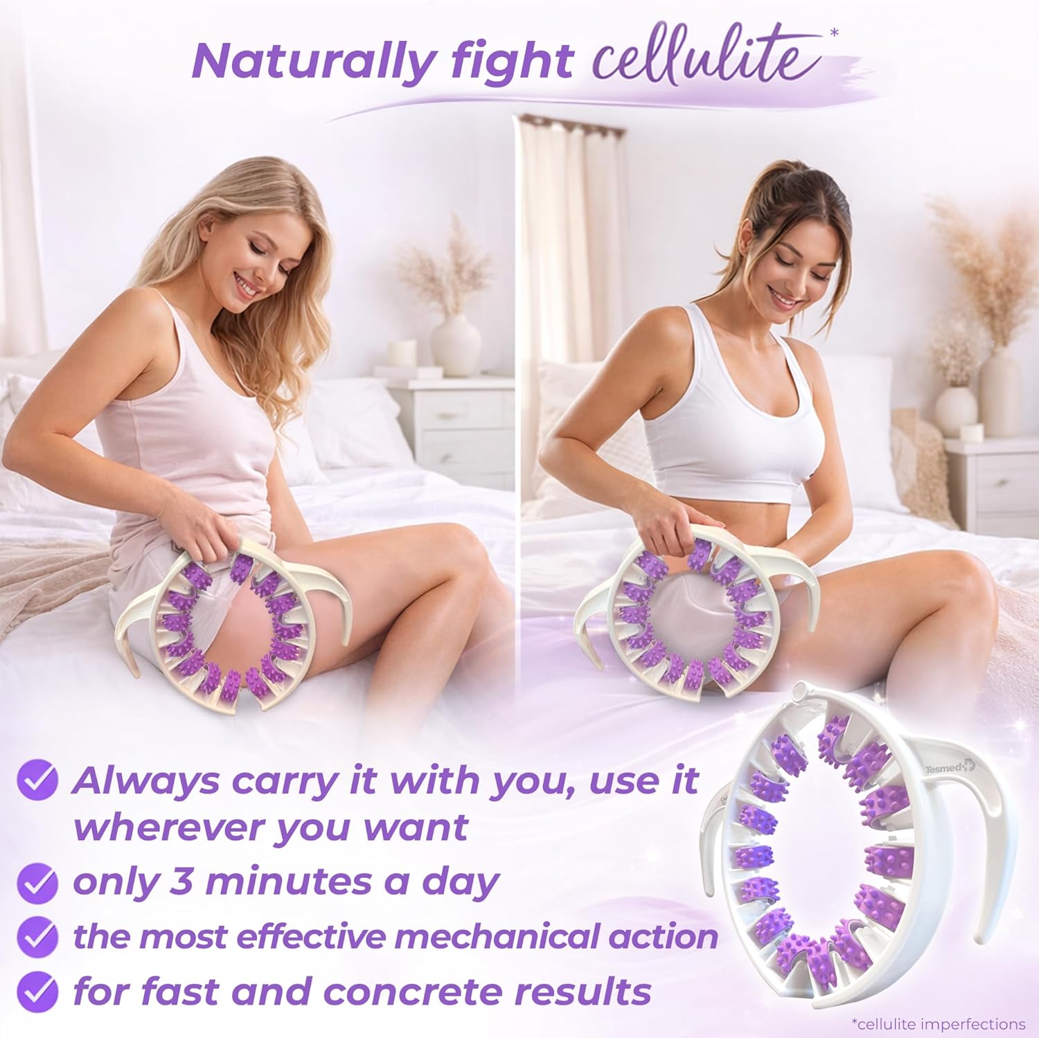Detalle de TESMED Cellulite Smooth Massager with Patented Rollers