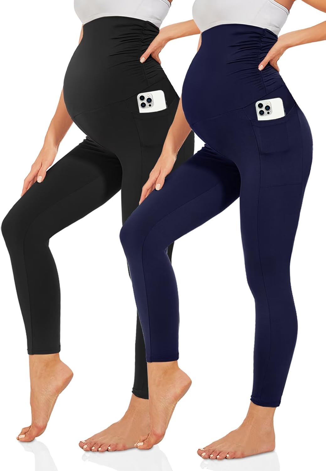 Detalle de TNNZEET Umstandsleggings mit Taschen