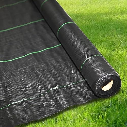 Detalle 2 de RAM Heavy Duty Weed Control Fabric Ground Cover Membrane 2M x 10M – UV Stabilised, Black