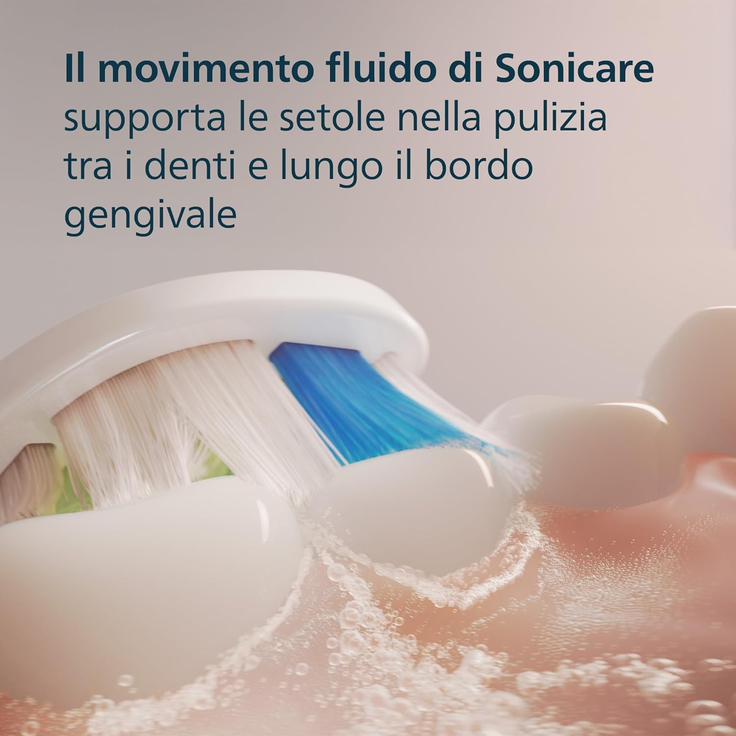 Detalle de PHILIPS Sonicare W2 Optimal White – set 8 testine di ricambio originali (HX6068/87), bianco