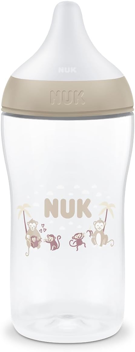 Detalle de NUK Perfect Match Biberon 260 ml 3+ mesi – confezione da 2, anti-colica, silicone e indicatore di temperatura