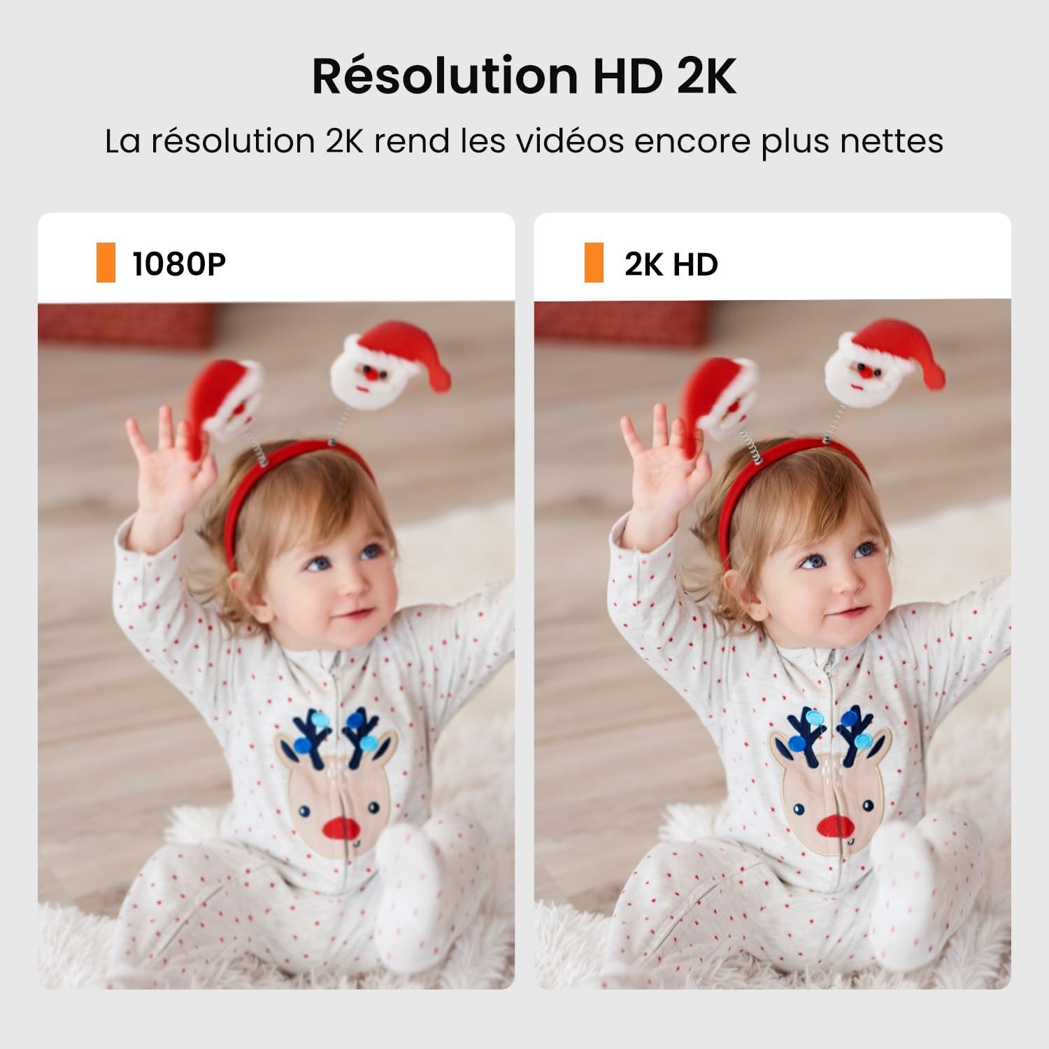 Thumbnail 1 de Tenda CP6 WiFi intérieure 2K (3MP) dôme motorisé 360° avec vision nocturne, détection de mouvement et audio bidirectionnel