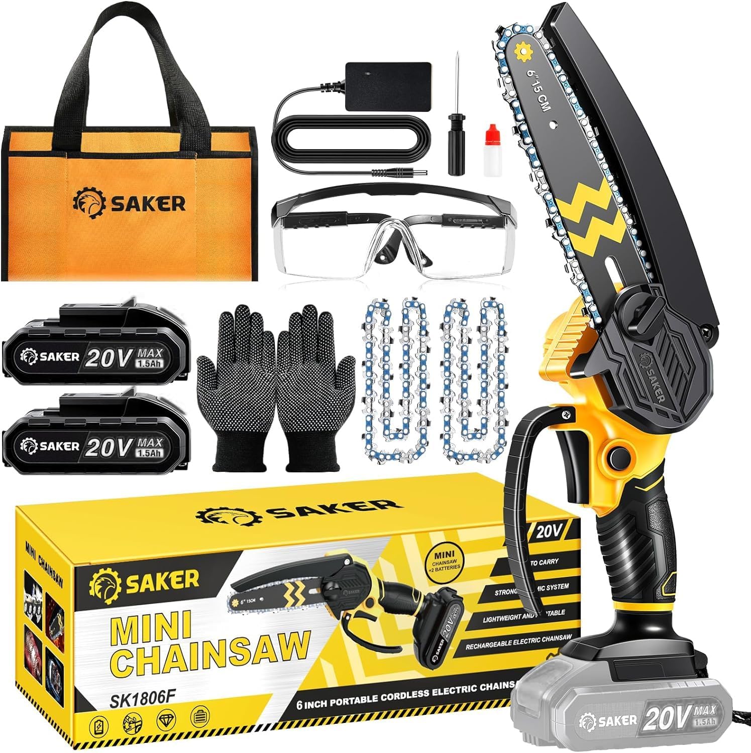 Detalle de Saker Mini Chainsaw 6-Inch