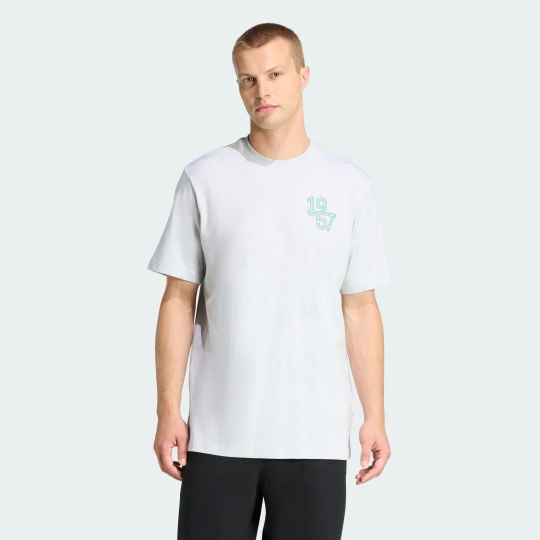 Detalle de Camiseta de algodón grueso Real Madrid Heritage – Adidas