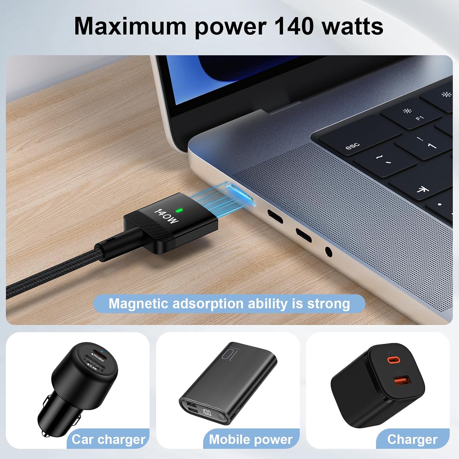 Thumbnail 2 de MagSafe 3 USB-C Cable 1.83m