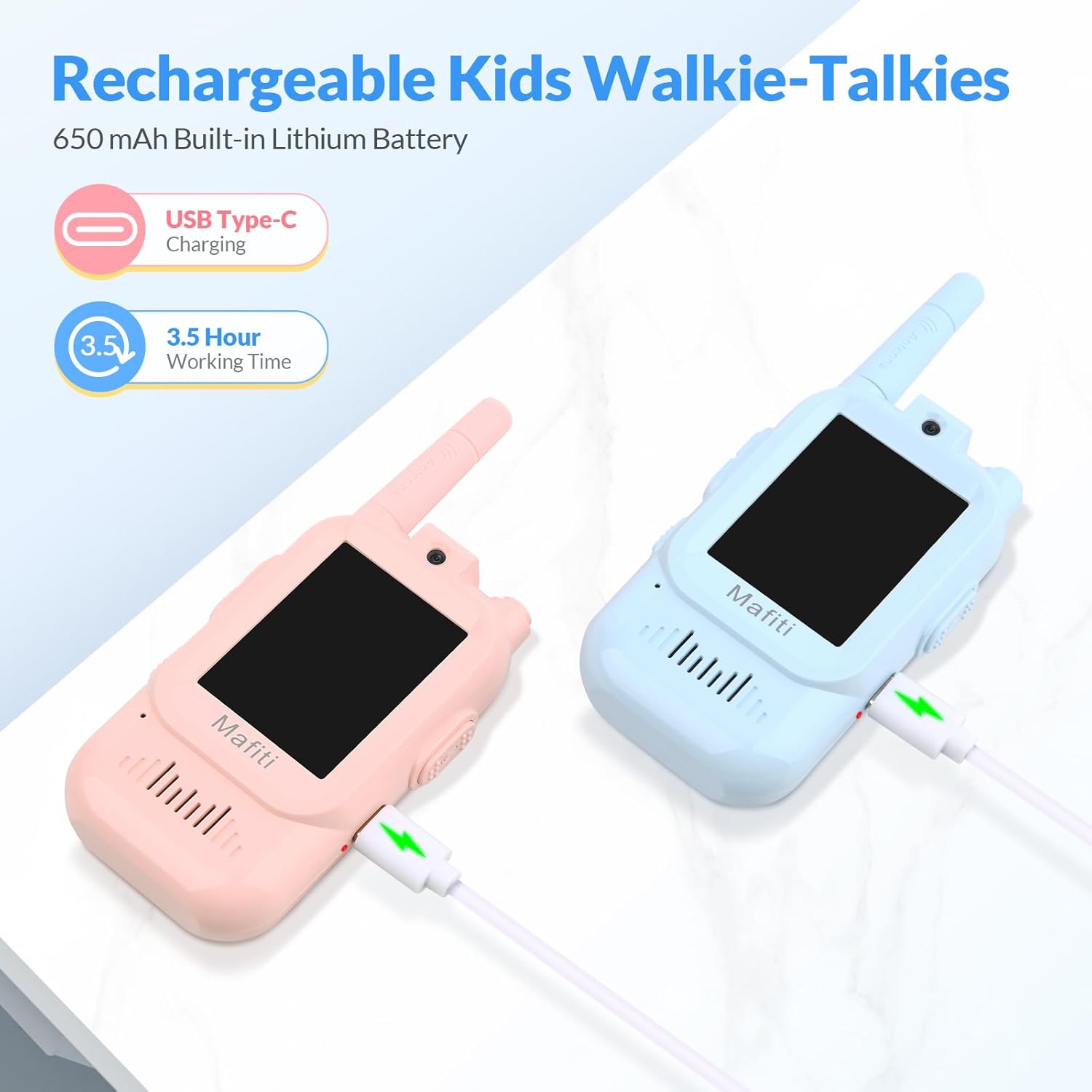 Thumbnail 3 de Mafiti Walkie Talkies con videollamada 300 m