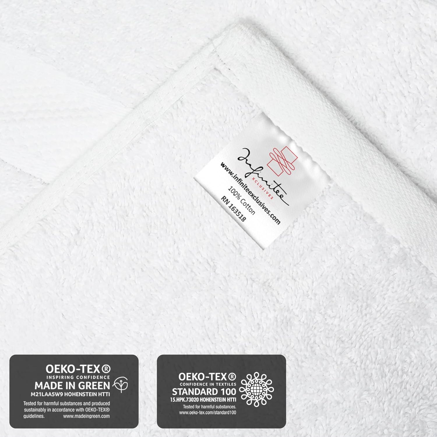 Thumbnail 4 de Infinitee Xclusives 30x30 cm face cloths 12-pack 🧖♀