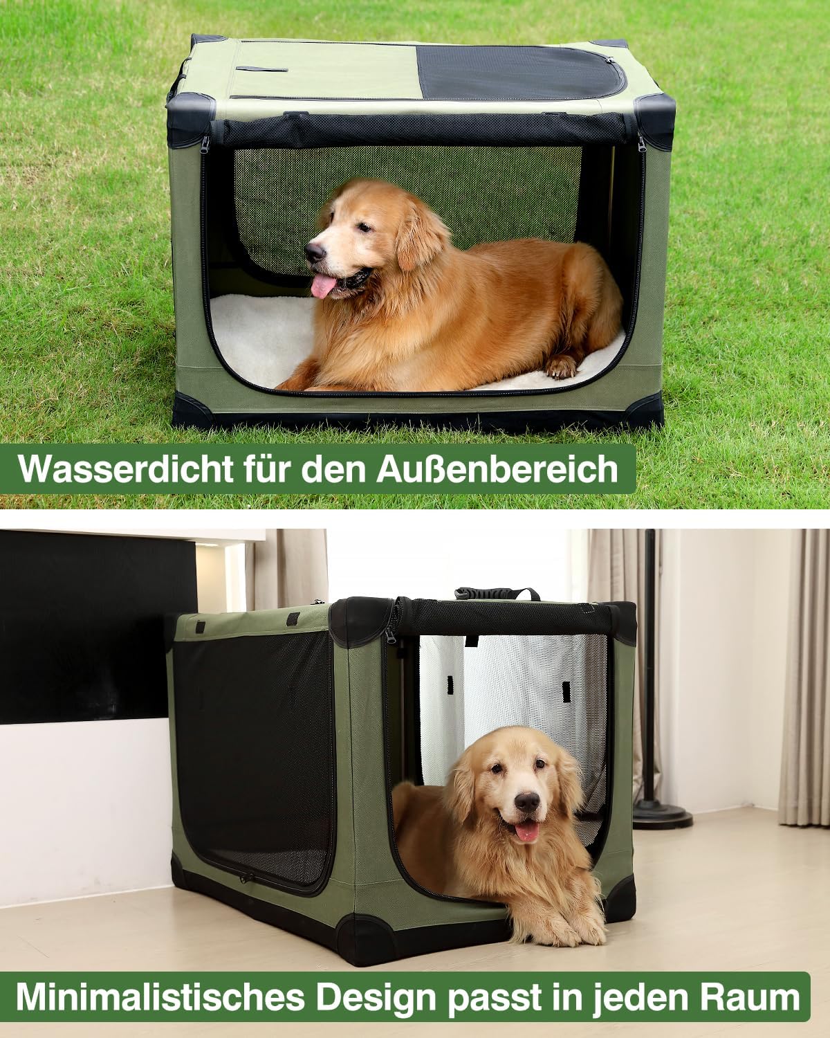Detalle 2 de derimkcoa Hundebox faltbar 106 x 78 x 78 cm