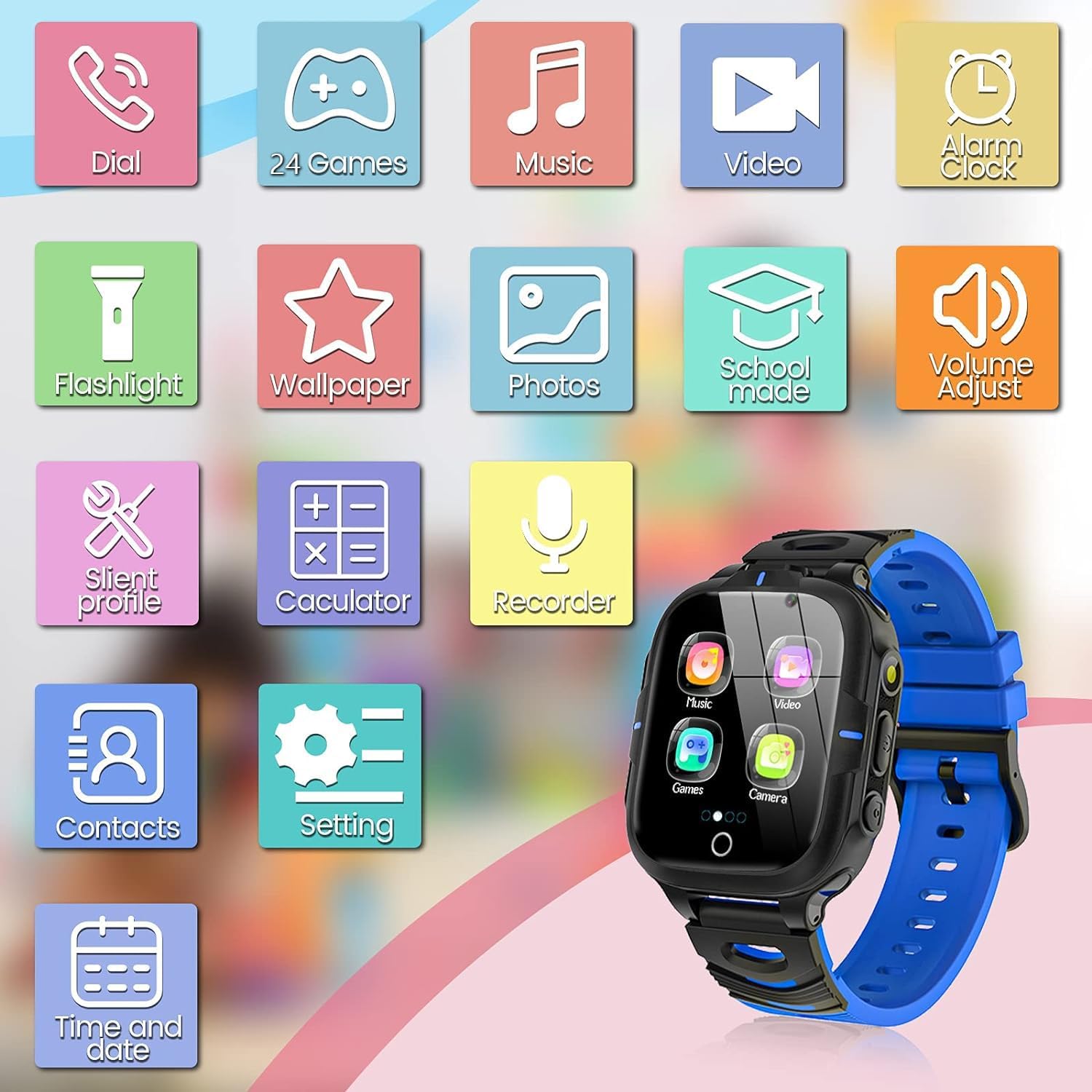 Thumbnail 3 de ELEJAFE Kids Smart Watch